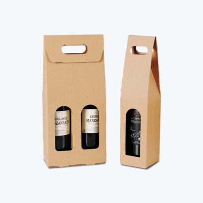 Personalized Wine Boxes with Window