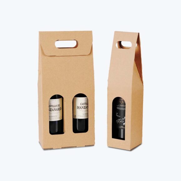 Personalized Wine Boxes with Window