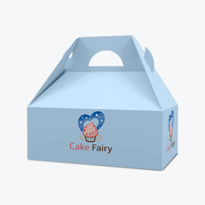 Fully Customizable Gable Cake Packaging Boxes by Box Pack Lab
